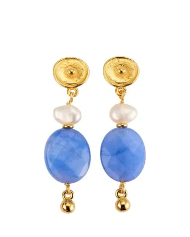 Ben-Amun 24K YG Plated Post earring w | Thumbnail 1