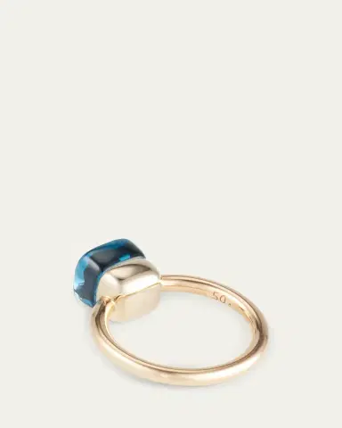 Pomellato Nudo Petite 18k Rose Gold London Blue Topaz Ring | Thumbnail 4