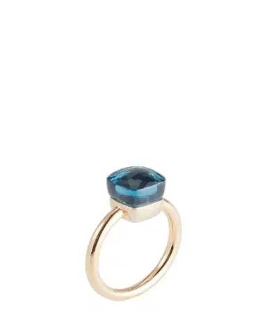 Pomellato Nudo Petite 18k Rose Gold London Blue Topaz Ring | Thumbnail 1