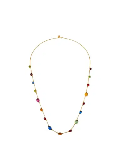 ben-amun 24K Yellow Gold Multi-Stone Wrap Station Necklace | Thumbnail 1