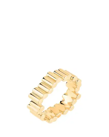 Viltier 18K Yellow Gold Medium Edge Ring | Thumbnail 1