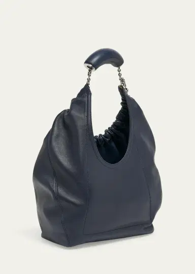 LOEWE Squeeze Medium Shoulder Bag in Napa Leather | Thumbnail 3