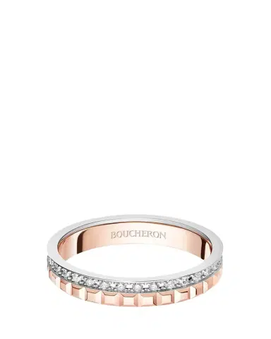 Boucheron Rose Gold and White Gold Quatre Diamond Ring | Thumbnail 1