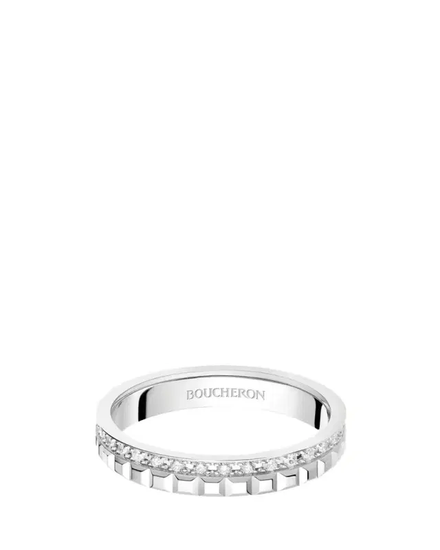 Boucheron White Gold Quatre Diamond Ring