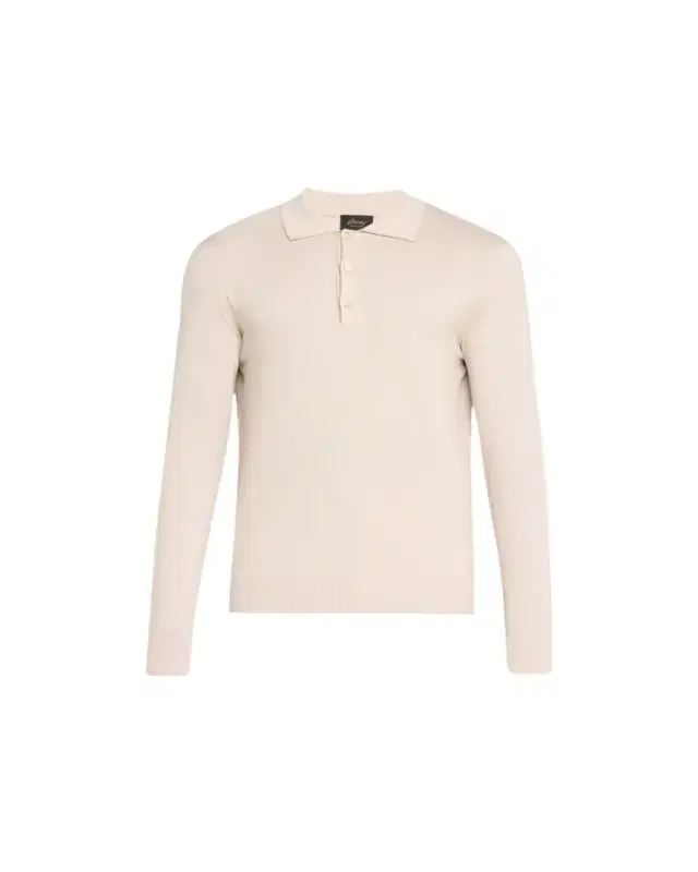 Men's Wool-Silk Polo Shirt