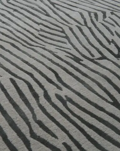 The Rug Company x Kelly Wearstler Avant Graphite Hand-Knotted Rug, 8' x 10' | Thumbnail 2