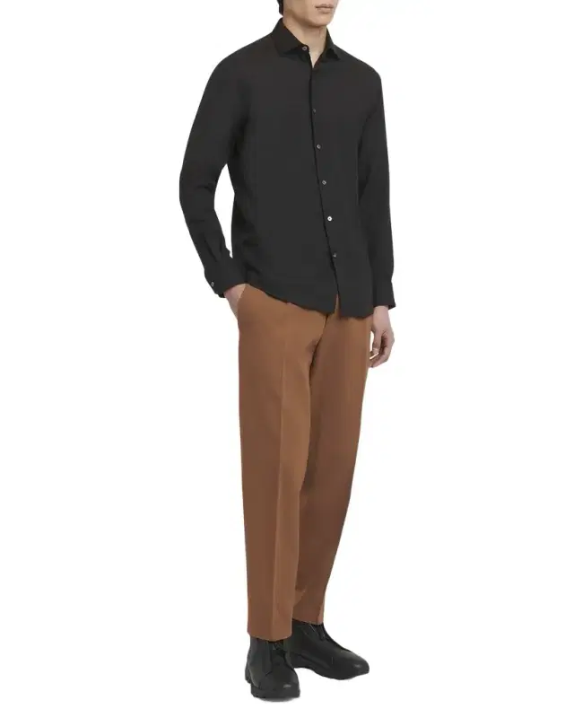 Men's Cashco Cashmere-Cotton Sport Shirt