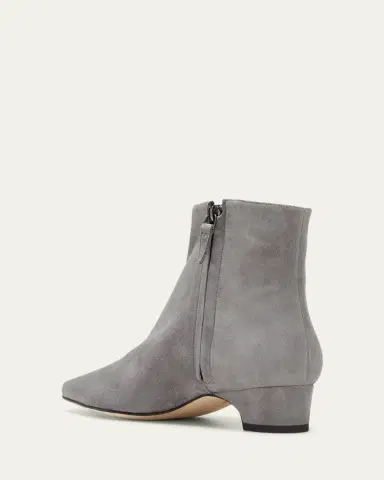 Manolo Blahnik Tolarc Suede Zip Ankle Booties | Thumbnail 2