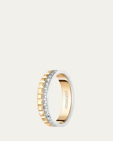 Boucheron Yellow Gold and White Gold Quatre Diamond Ring | Thumbnail 2