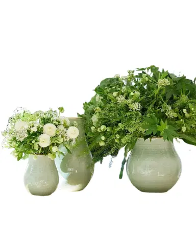 AERIN Romina Tall Vase, Sage | Thumbnail 1