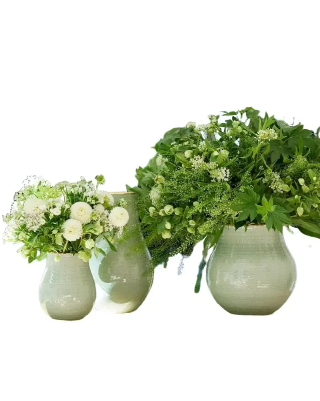 AERIN Romina Tall Vase, Sage