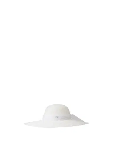 Maison Michel Large-Brim Blanche Bridal Hat | Thumbnail 1