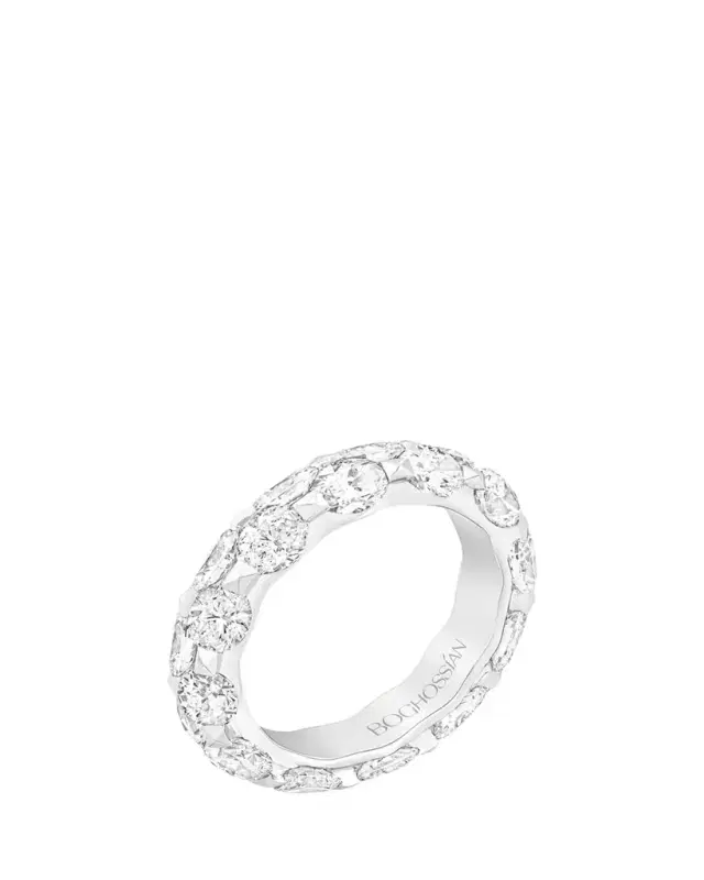 White Gold Ring with Diamonds