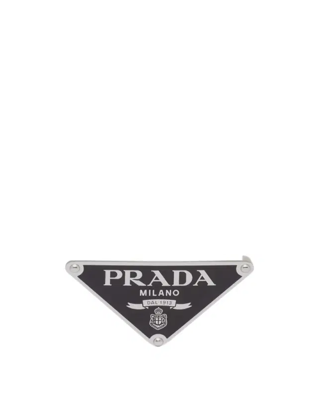 Men's Triangle Logo Metal Belt Buckle
