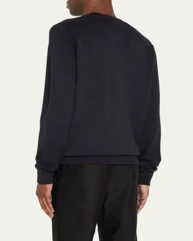 Loro Piana Men's Girocollo Balfour Crewneck Sweater | Thumbnail 7 Loro Piana Men's Girocollo Balfour Crewneck Sweater | Thumbnail 7