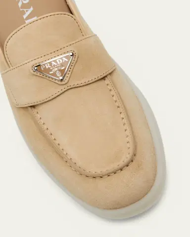 Prada Saint Tropez Suede Mules | Thumbnail 5