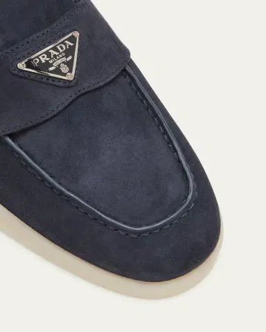 Prada Saint Tropez Suede Mules | Thumbnail 10