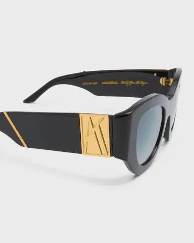 Anna-Karin Karlsson Lucky Goes to Vegas Embellished Acetate & Metal Cat-Eye Sunglasses | Thumbnail 3 Anna-Karin Karlsson Lucky Goes to Vegas Embellished Acetate & Metal Cat-Eye Sunglasses | Thumbnail 3