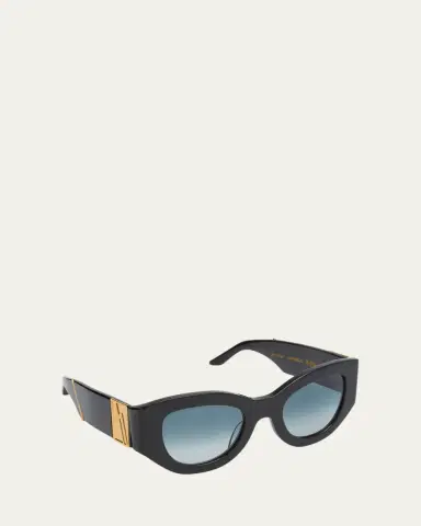 Anna-Karin Karlsson Lucky Goes to Vegas Embellished Acetate & Metal Cat-Eye Sunglasses | Thumbnail 6 Anna-Karin Karlsson Lucky Goes to Vegas Embellished Acetate & Metal Cat-Eye Sunglasses | Thumbnail 6