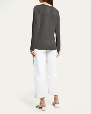 MAJESTIC FILATURES Soft Touch Crewneck Top | Thumbnail 3 MAJESTIC FILATURES Soft Touch Crewneck Top | Thumbnail 3