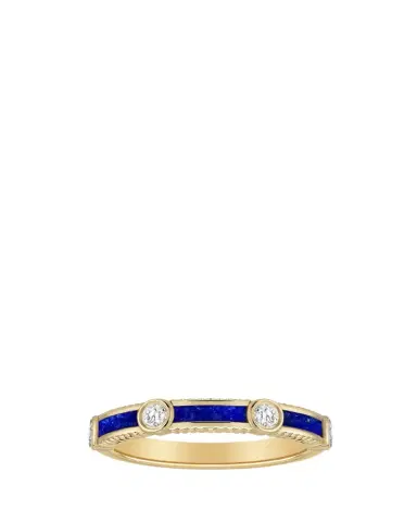 Viltier Rayon Ring in Lapis Lazuli, Yellow Gold and Diamonds | Thumbnail 1