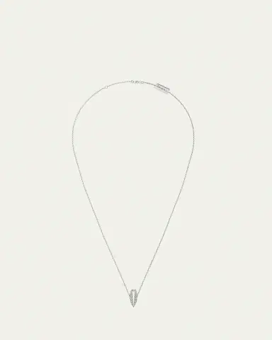 KAMAL Diamond Pave Lotus Pearl Pendant Necklace | Thumbnail 1 KAMAL Diamond Pave Lotus Pearl Pendant Necklace | Thumbnail 1