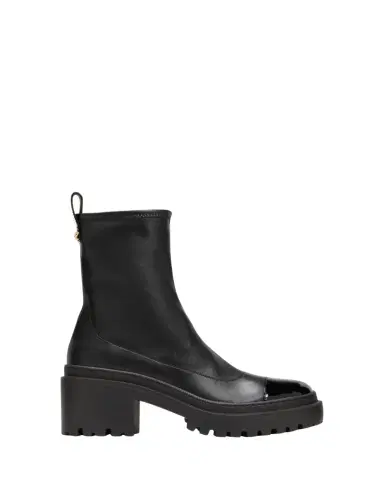 Giuseppe Zanotti Leather Cap-Toe Moto Boots | Thumbnail 1