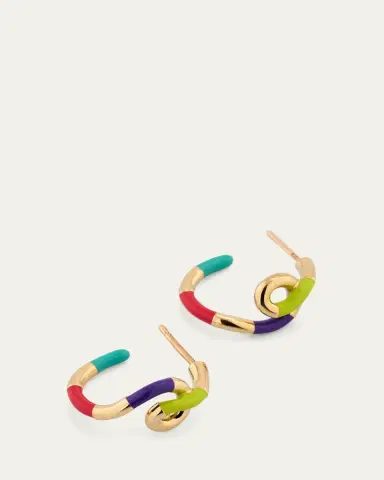 Bea Bongiasca Multi Frequency Hoop Earrings | Thumbnail 3 Bea Bongiasca Multi Frequency Hoop Earrings | Thumbnail 3