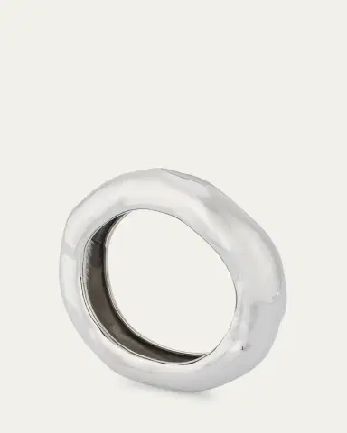 ALEXIS BITTAR Molten Wide Bangle Bracelet, Size Large | Thumbnail 3 ALEXIS BITTAR Molten Wide Bangle Bracelet, Size Large | Thumbnail 3
