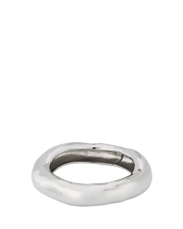 ALEXIS BITTAR Molten Wide Bangle Bracelet, Size Large