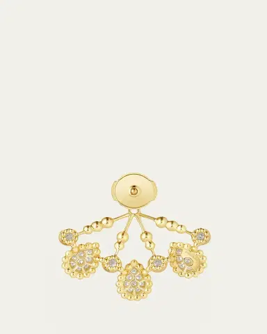 Boucheron Yellow Gold Serpent Boheme Stud Earring with Diamond Extra-Small Motif, Single | Thumbnail 4
