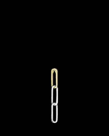 Kinraden Men's The Breath Two-Tone 3-Link Pendant | Thumbnail 2