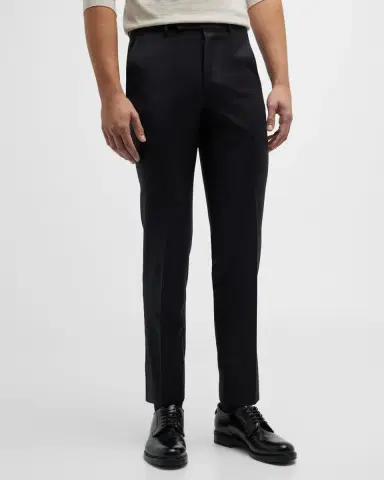 ZEGNA Men's Trofeo Slim-Straight Trousers | Thumbnail 3 ZEGNA Men's Trofeo Slim-Straight Trousers | Thumbnail 3