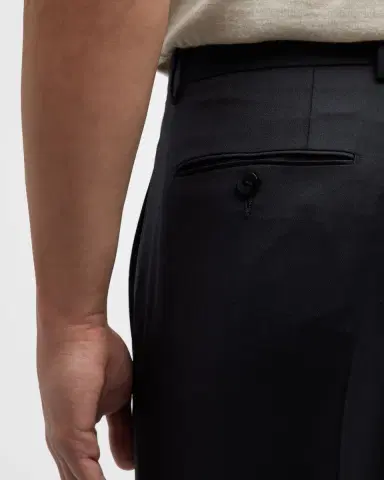 ZEGNA Men's Trofeo Slim-Straight Trousers | Thumbnail 5 ZEGNA Men's Trofeo Slim-Straight Trousers | Thumbnail 5