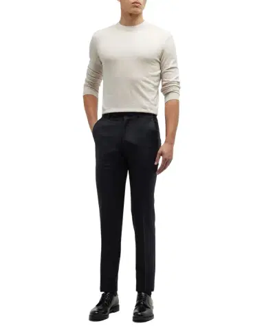 ZEGNA Men's Trofeo Slim-Straight Trousers | Thumbnail 1 ZEGNA Men's Trofeo Slim-Straight Trousers | Thumbnail 1