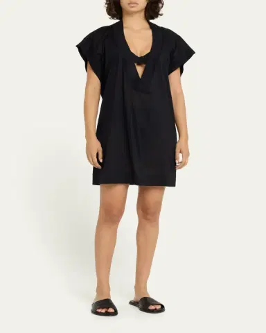 Eres Renee V-Neck T-Shirt Coverup | Thumbnail 4 Eres Renee V-Neck T-Shirt Coverup | Thumbnail 4
