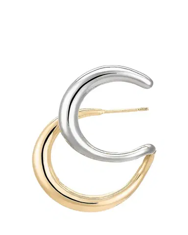 Charlotte Chesnais Curl Earrings Two-Tone | Thumbnail 1