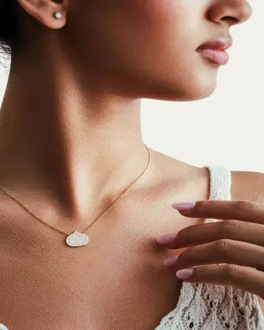 KAMAL Eye Adore Diamond Pave Pendant Necklace, 15mm | Thumbnail 2 KAMAL Eye Adore Diamond Pave Pendant Necklace, 15mm | Thumbnail 2