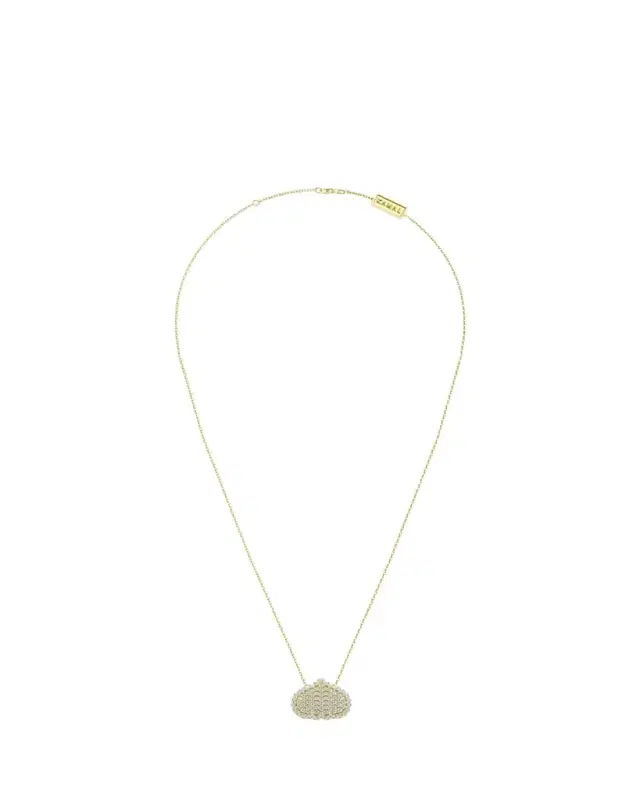 KAMAL Eye Adore Diamond Pave Pendant Necklace, 15mm
