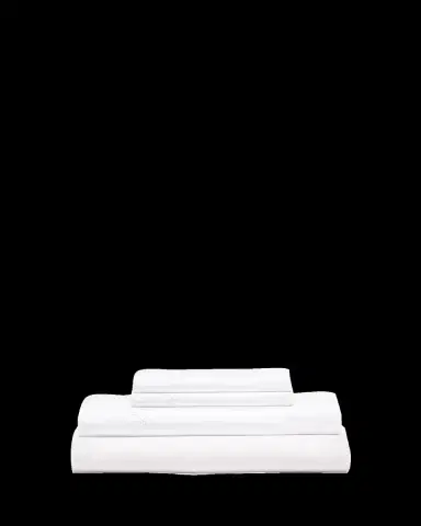 John Robshaw Stitched White King Sheet Set | Thumbnail 2