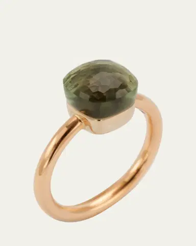 Pomellato Nudo Petite Rose & White Gold Ring with Prasiolite | Thumbnail 3