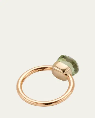 Pomellato Nudo Petite Rose & White Gold Ring with Prasiolite | Thumbnail 4