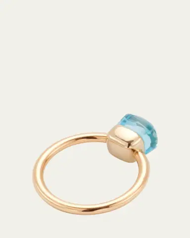 Pomellato Nudo Petit 18k Gold Ring with Blue Topaz | Thumbnail 4