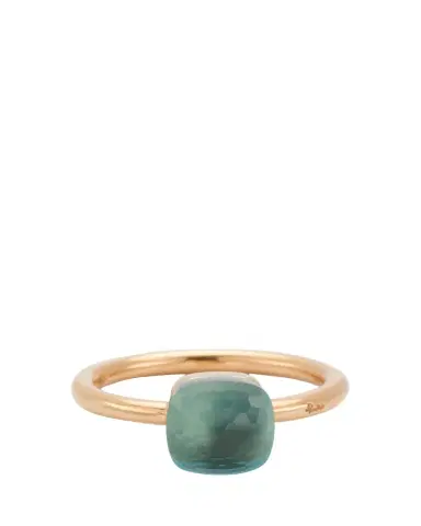 Pomellato Nudo Petit 18k Gold Ring with Blue Topaz | Thumbnail 1