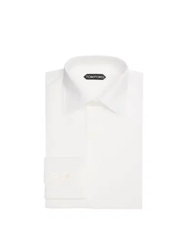 Tom Ford Men's Cotton Point-Collar Dress Shirt | Thumbnail 1 Tom Ford Men's Cotton Point-Collar Dress Shirt | Thumbnail 1