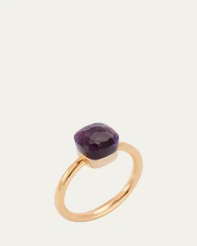 Pomellato 18K Rose Gold Nudo Petit Amethyst Ring | Thumbnail 7