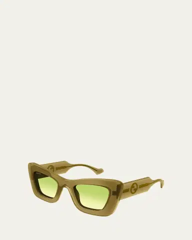 Gucci GG Plastic Cat-Eye Sunglasses | Thumbnail 2
