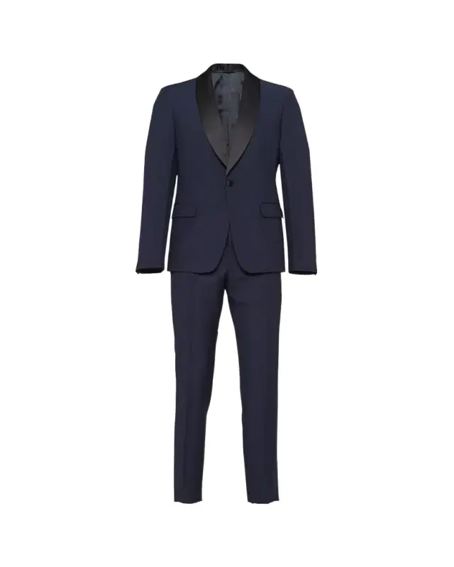 Men's Mohair-Blend Smoking Tuxedo