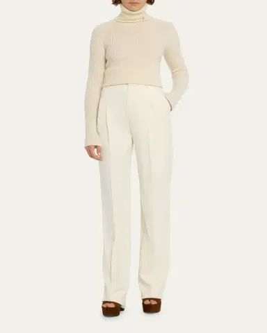 Saint Laurent Wide-Leg Suiting Trousers | Thumbnail 2