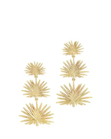 Anabel Aram Jewelry Cubic Zirconia Palm Leaves Earrings | Thumbnail 1